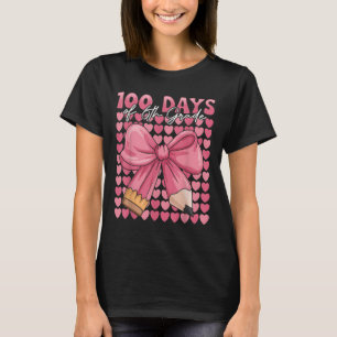 100 Tage Mädchen der 6. Klasse Niedlich Bow 100. T T-Shirt