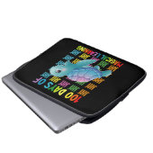 100 Tage Magische Lernschule Turtle School Laptopschutzhülle (Vorne Knopf)