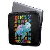 100 Tage Magische Lernschule Turtle School Laptopschutzhülle (Vorderseite Links)