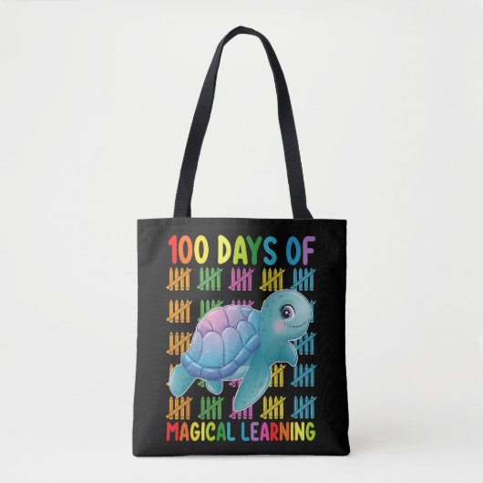 100 Tage Magische Lernschule Turtle School Tasche (Vorderseite)