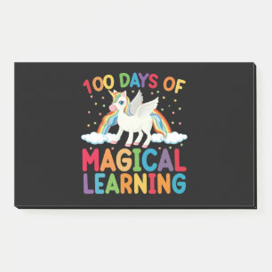 100 Tage Magische Schule Unicorn Girls Post-it Klebezettel