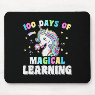 100 Tage Magisches Einhorn Kinderkostüm 100. Tag Mousepad