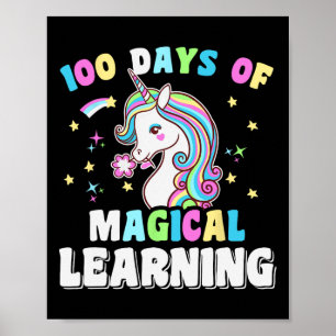 100 Tage Magisches Einhorn Kinderkostüm 100. Tag Poster