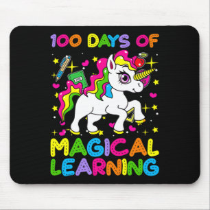 100 Tage magisches Lernen 100. Schultag Mousepad