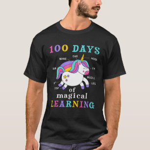 100 Tage Magisches Lernen 100. Schultag U T-Shirt