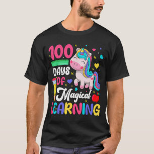 100 Tage Magisches Lernen 100. Schultag U T-Shirt