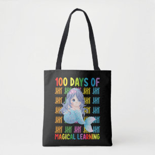 100 Tage magisches Lernen Meerjungfrau-Schule Tasche