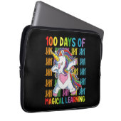 100 Tage Magisches Lernen Unicorn Schule Laptopschutzhülle (Vorne Rechts)