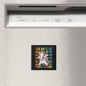 100 Tage Magisches Lernen Unicorn Schule Magnet (In Situ (Geschirrspüler))
