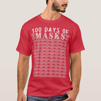 100 Tage Masken Funny Student Lehrer 100. Tag T-Shirt