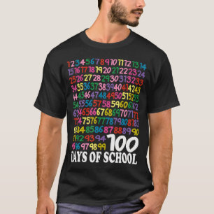 100 Tage Mathe Zahlen Lehrer Kinder 100 Tage Schul T-Shirt