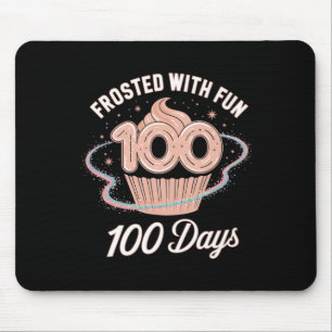 100 Tage Mattiert mit Spaß Cupcake Meilenstein Cel Mousepad