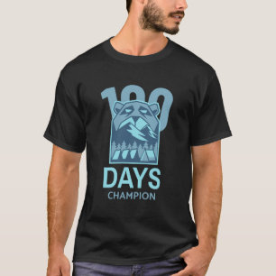 100 Tage Meister 100 Tage Herausforderung T-Shirt