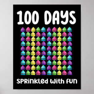 100 Tage mit Fun Cupcake Celebration Sc Poster