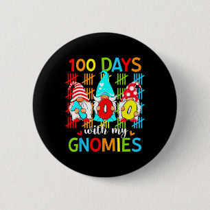 100 Tage mit meinen Gnomen werden 100 Tage Schule Button