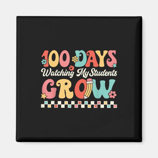 100 Tage mit Schülern am 100. Magnet (Vorne)