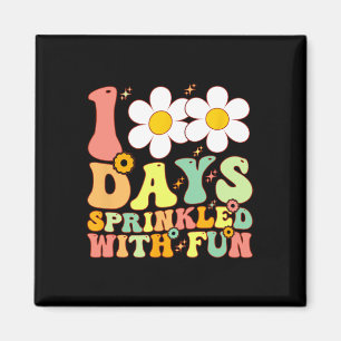 100 Tage mit Spaß geteilt Cupcake Kinder 100 Tage Magnet