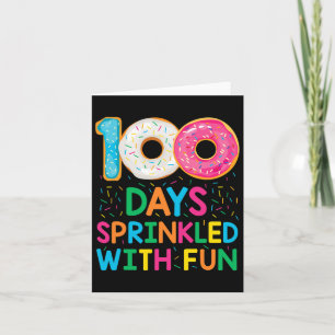 100 Tage mit Spaß und Spaß für den Schullehrer K Karte