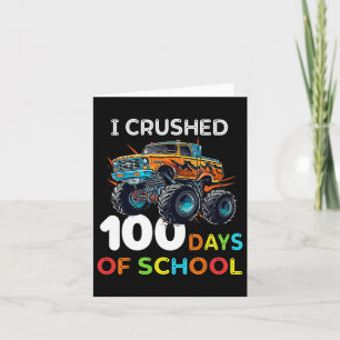 100 Tage Monster LKW 100 Scho-Tag Karte