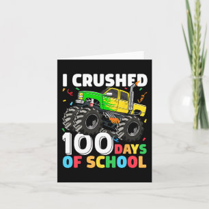 100 Tage Monster LKW 100 Scho-Tag Karte