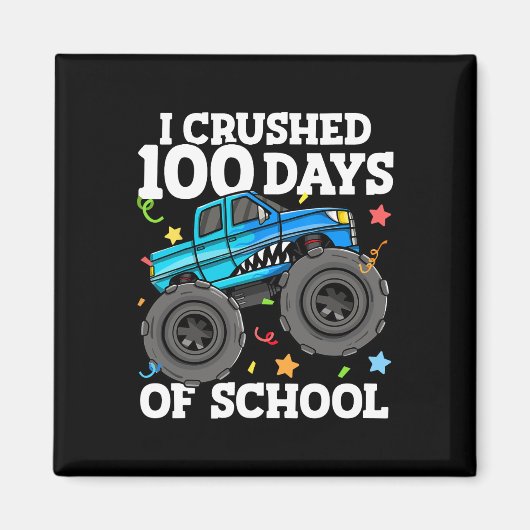 100 Tage Monster LKW 100 Scho-Tag Magnet (Vorne)