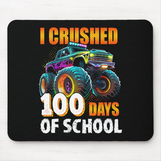 100 Tage Monster LKW 100 Scho-Tag Mousepad (Vorne)