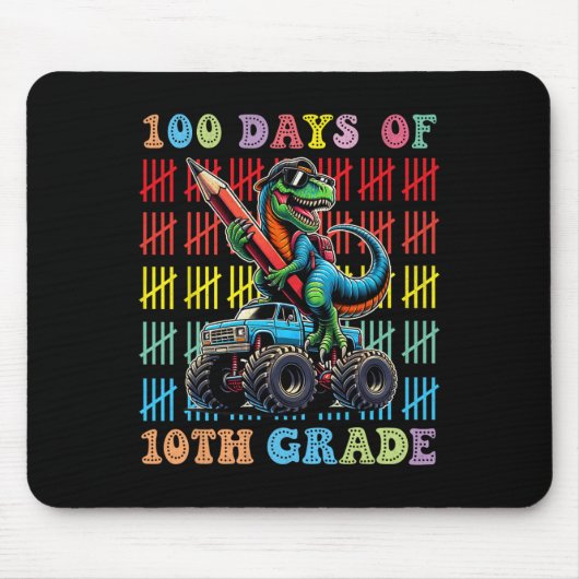100 Tage Monster LKW 100 Scho-Tag Mousepad (Vorne)