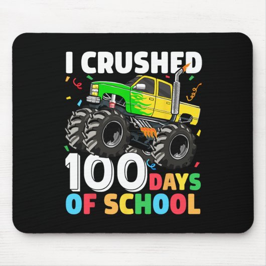 100 Tage Monster LKW 100 Scho-Tag Mousepad (Vorne)