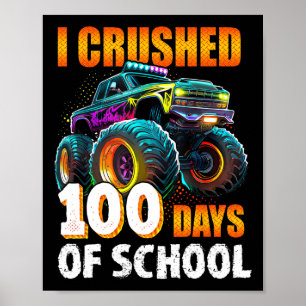 100 Tage Monster LKW 100 Scho-Tag Poster