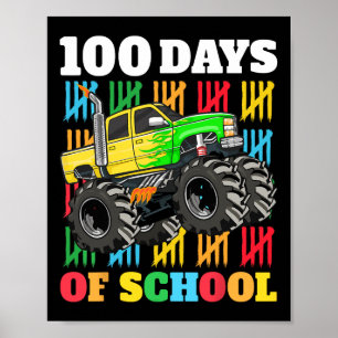 100 Tage Monster LKW 100 Scho-Tag Poster