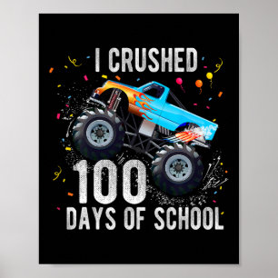 100 Tage Monster LKW 100 Scho-Tag Poster