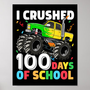100 Tage Monster LKW 100 Scho-Tag Poster