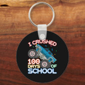 100 Tage Monster LKW 100 Scho-Tag Schlüsselanhänger (Vorderseite)