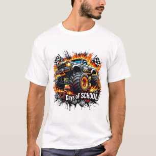 100 Tage Monster LKW 100 Scho-Tag T-Shirt