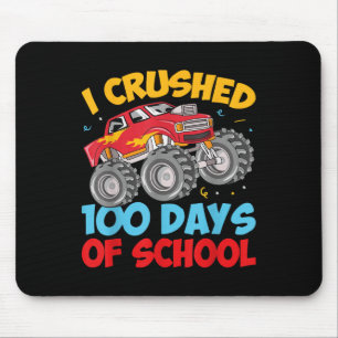 100 Tage Monster LKW 100. Schultag Mousepad