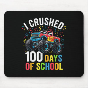 100 Tage Monster LKW 100. Schultag Mousepad