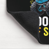 100 Tage Monster LKW 100. Schultag Mousepad (Ecke)