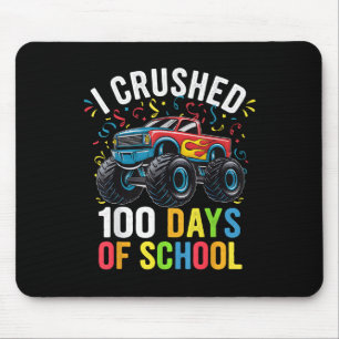 100 Tage Monster LKW 100. Schultag Mousepad