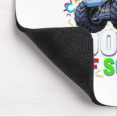 100 Tage Monster LKW 100. Schultag Mousepad (Ecke)