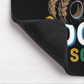100 Tage Monster LKW 100. Schultag Mousepad (Ecke)