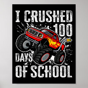 100 Tage Monster LKW 100 Tage Kinder Bo Poster