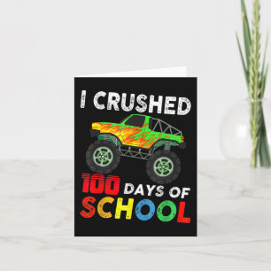100 Tage Monster-LKWs für Schulkinder Karte