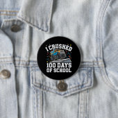 100 Tage Monster Truck Schule 100. Tagesschule Button (Beispiel)