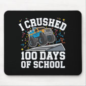 100 Tage Monster Truck Schule 100. Tagesschule Mousepad (Vorne)