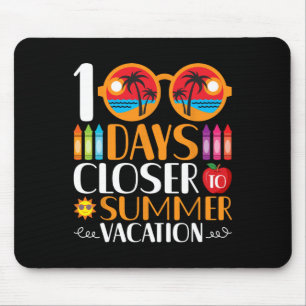 100 Tage näher an den Sommerferien Mousepad
