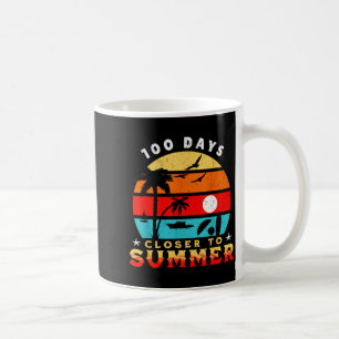 100 Tage näher an Sommer 100 Tage näher an Kaffeetasse
