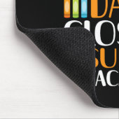 100 Tage Naher zum Sommerurlaub Mousepad (Ecke)