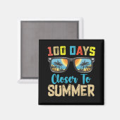 100 Tage Naher zur Sommerferienschule Magnet (Vorderseite/Rückseite)