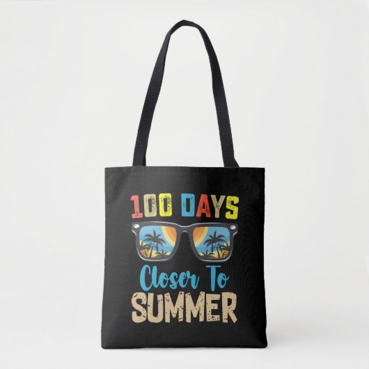 100 Tage Naher zur Sommerferienschule Tasche (Vorderseite)