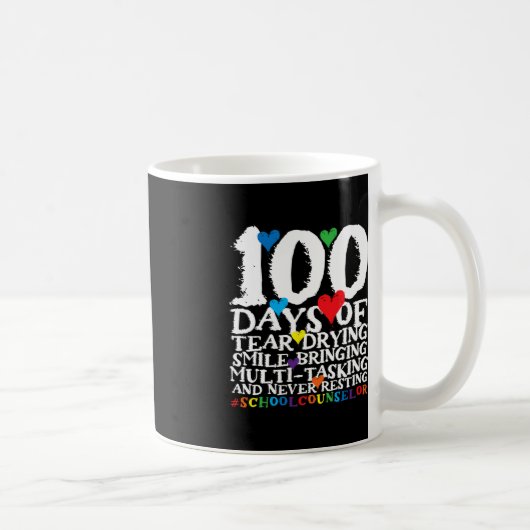 100 Tage Niedlich School Counselor Kaffeetasse (Rechts)